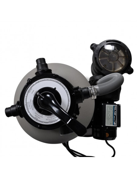 Pompa con Filtro a Sabbia 2 pz 600 W 17000 l/h