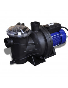 Pompa di filtrazione elettrica per piscina 1200W Blu 2