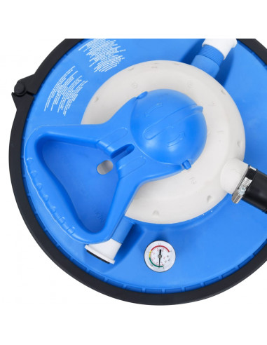 Pompa con Filtro a Sabbia Blu e Nera 385x620x432 mm 200W 25L