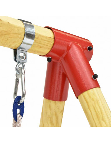 Set Altalena da Giardino 230x130x166 cm in Legno di Pino