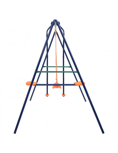 Set Altalene con 3 Sedili in Acciaio