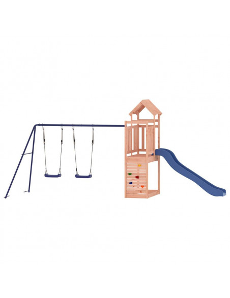 Set da Gioco da Esterno in Legno Massello di Douglas