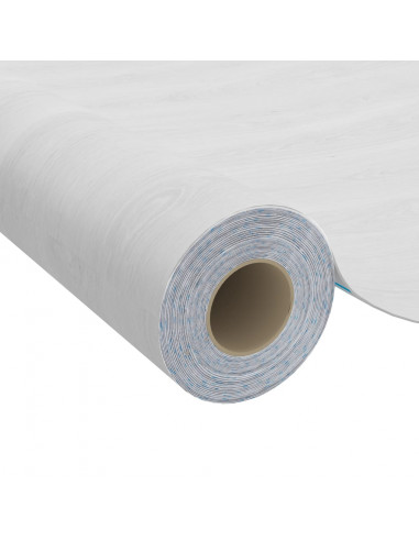 Pellicole Autoadesive per Porte 2 pz Legno Bianco 210x90 cm PVC