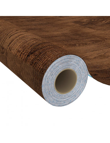 Pellicola Autoadesiva per Mobili Rovere Moro 500x90 cm in PVC