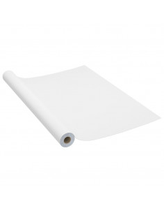 Pellicola Autoadesiva per Mobili Bianca 500x90 cm in PVC 2