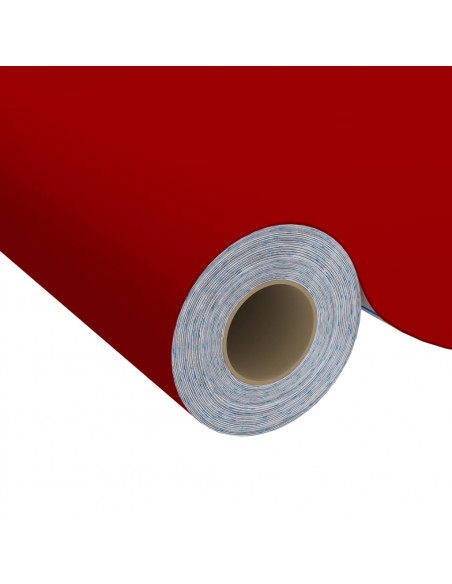Pellicola Autoadesiva per Mobili Rossa 500x90 cm in PVC