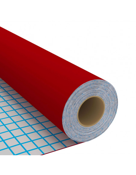 Pellicola Autoadesiva per Mobili Rossa 500x90 cm in PVC