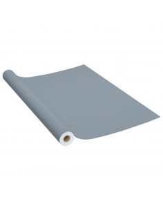 Pellicola Autoadesiva per Mobili Grigia 500x90 cm in PVC 2
