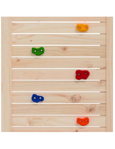 Set da Gioco da Esterno in Legno Massello di Pino