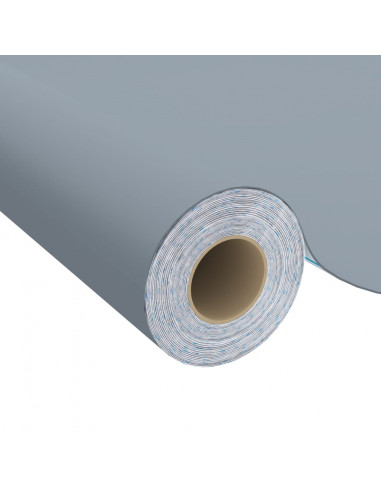 Pellicola Autoadesiva per Mobili Grigia 500x90 cm in PVC