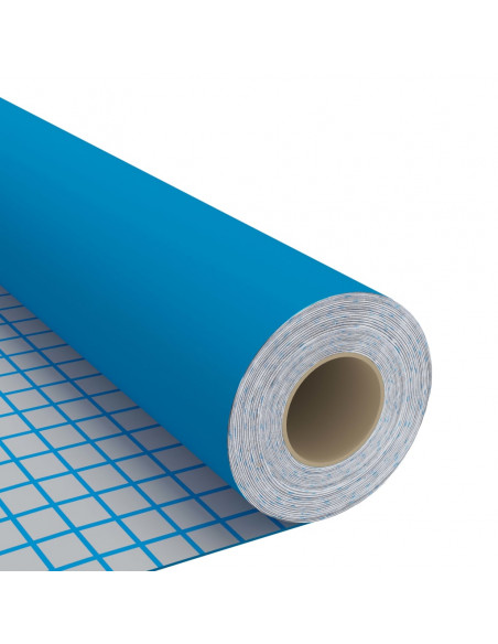 Pellicola Autoadesiva per Mobili Azzurra 500x90 cm in PVC
