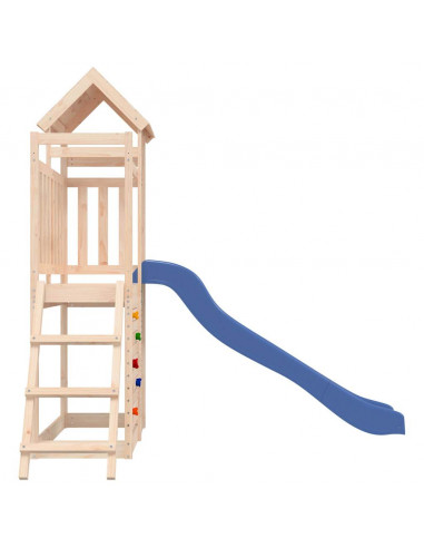 Set da Gioco da Esterno in Legno Massello di Pino