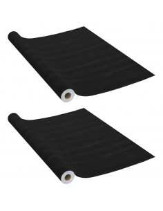 Pellicola Autoadesiva per Mobili 2 pz Naturale 500x90 cm in PVC 2
