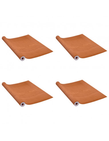 Pellicole Autoadesive Mobili 2 pz Rovere Chiaro 500x90 cm PVC