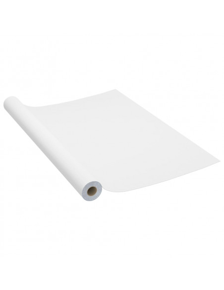 Pellicole Autoadesive per Mobili 2 pz Bianche 500x90 cm in PVC