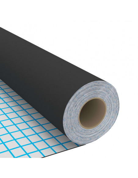 Pellicole Autoadesive per Mobili 2 pz Nere 500x90 cm in PVC