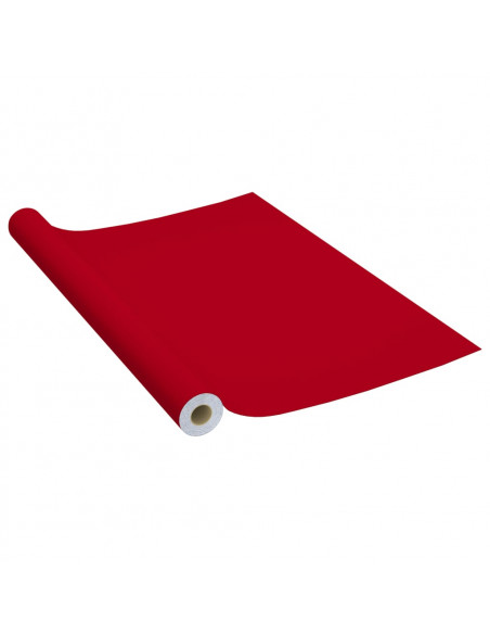 Pellicole Autoadesive per Mobili 2 pz Rosse 500x90 cm PVC
