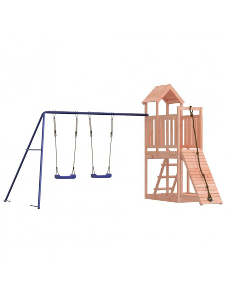 Set da Gioco da Esterno in Legno Massello di Douglas
