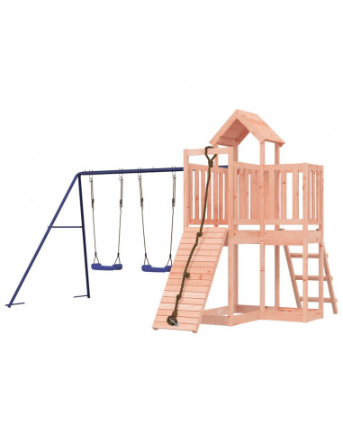 Set da Gioco da Esterno in Legno Massello di Douglas