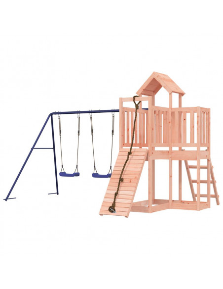 Set da Gioco da Esterno in Legno Massello di Douglas