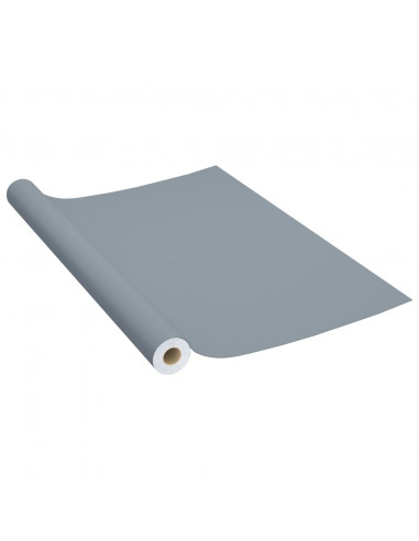 Pellicole Autoadesive per Mobili 2 pz Grigie 500x90 cm in PVC