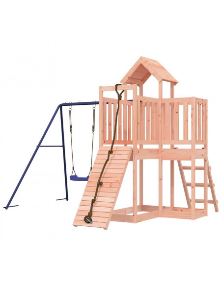 Set da Gioco da Esterno in Legno Massello di Douglas