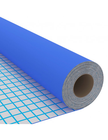 Pellicola Autoadesiva per Mobili Blu Lucido 500x90 cm in PVC