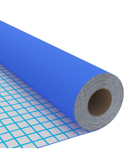 Pellicola Autoadesiva per Mobili Blu Lucido 500x90 cm in PVC