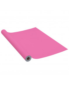 Pellicola Autoadesiva per Mobili Rosa Lucido 500x90 cm in PVC 2