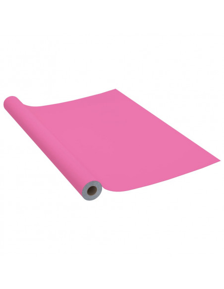 Pellicola Autoadesiva per Mobili Rosa Lucido 500x90 cm in PVC