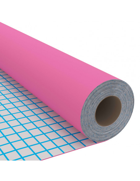 Pellicola Autoadesiva per Mobili Rosa Lucido 500x90 cm in PVC