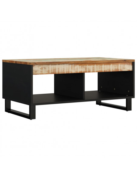 Tavolino da Salotto 90x50x40 cm in Legno Massello di Recupero