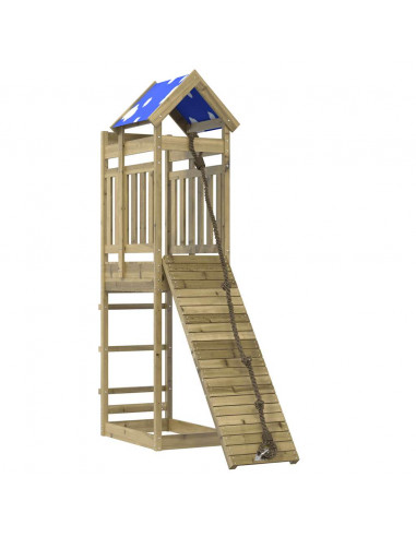 Set da Gioco da Esterno in Legno di Pino Impregnato