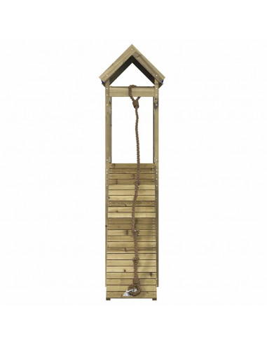 Set da Gioco da Esterno in Legno di Pino Impregnato