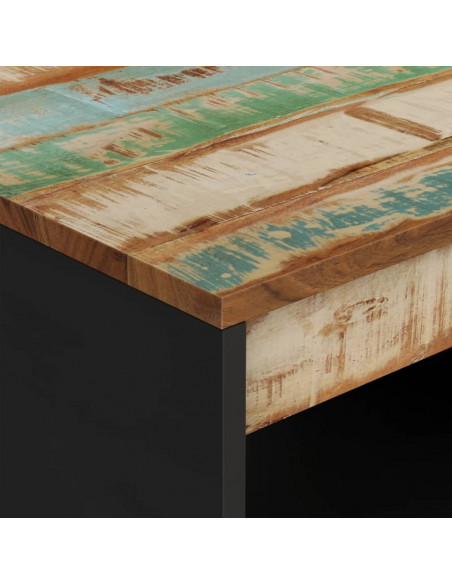 Tavolino da Salotto 90x50x40 cm in Legno Massello di Recupero