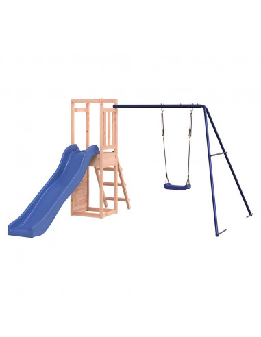 Set da Gioco da Esterno in Legno Massello di Douglas