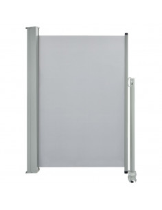 Tenda da Sole Laterale Retrattile 120 x 300 cm Grigia 2