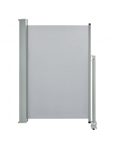 Tenda da Sole Laterale Retrattile 120 x 300 cm Grigia