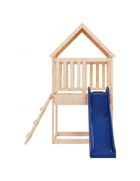 Set da Gioco da Esterno in Legno Massello di Pino