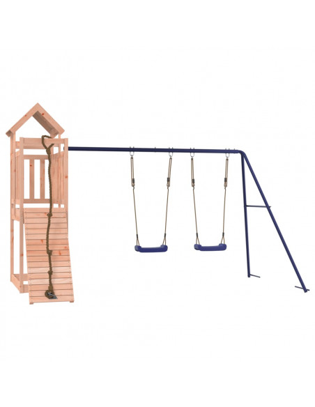 Set da Gioco da Esterno in Legno Massello di Douglas