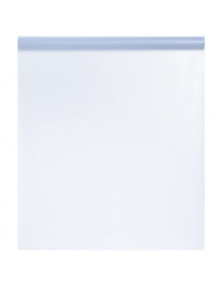 Pellicola Statica Smerigliata Grigio Trasparente 90x2000 cm PVC