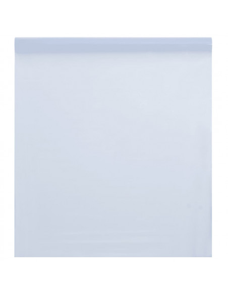 Pellicola Statica Smerigliata Bianco Trasparente 90x1000 cm PVC