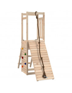 Set da Gioco da Esterno in Legno Massello di Pino 2