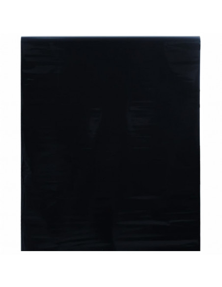 Pellicola Vetri Statica Smerigliata Nera 45x2000 cm PVC
