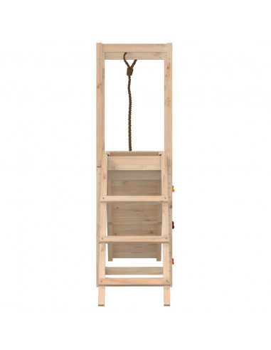 Set da Gioco da Esterno in Legno Massello di Pino