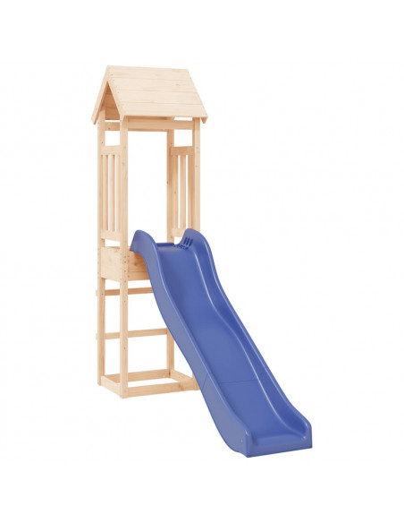 Set da Gioco da Esterno in Legno Massello di Pino