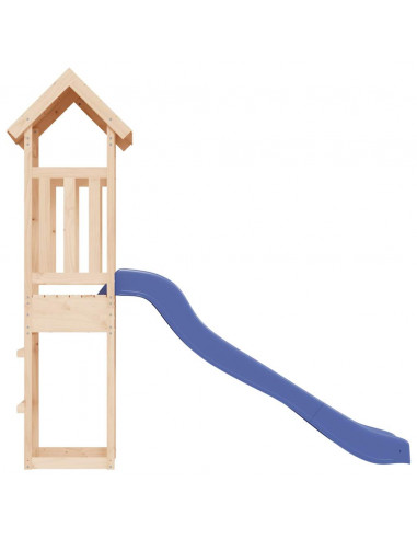 Set da Gioco da Esterno in Legno Massello di Pino