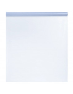 Pellicola Statica Smerigliata Grigio Trasparente 60x2000 cm PVC 2