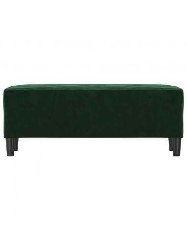 Panca Verde Scuro 100x35x41 cm in Velluto