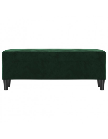 Panca Verde Scuro 100x35x41 cm in Velluto